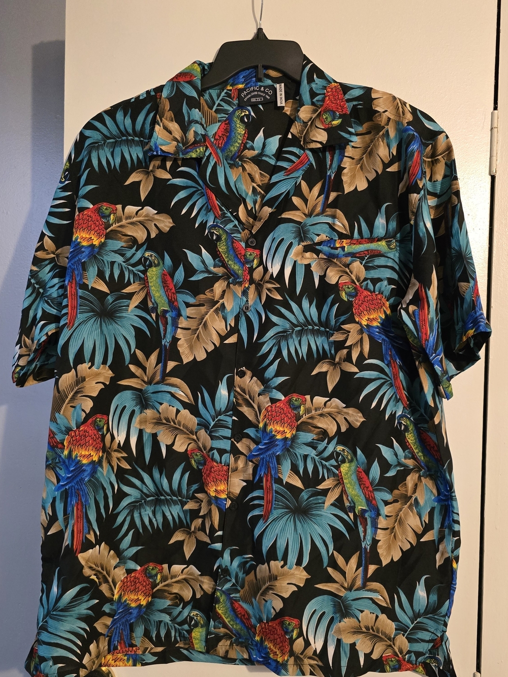 Pacific And Company Mens Hawaiian Shirt Large